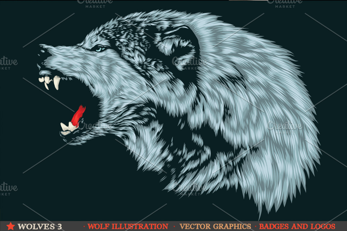 WOLVES 3 - Special edition Vol.3, an Animal Illustration by Artistic ...