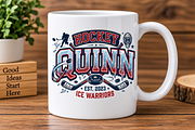 Vintage Hockey Quinn Ice Warriors, an Object Graphic by Artivon (Thumbnail 3 of 3)