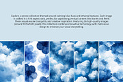Blue Watercolor Backgrounds, an Abstract Photo by AI Petr Creative Agency (Thumbnail 2 of 7)