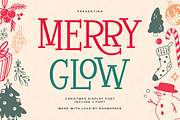 Merry Glow – Christmas Display Serif, a Serif Font by roomspace creative lab (Thumbnail 1 of 10)