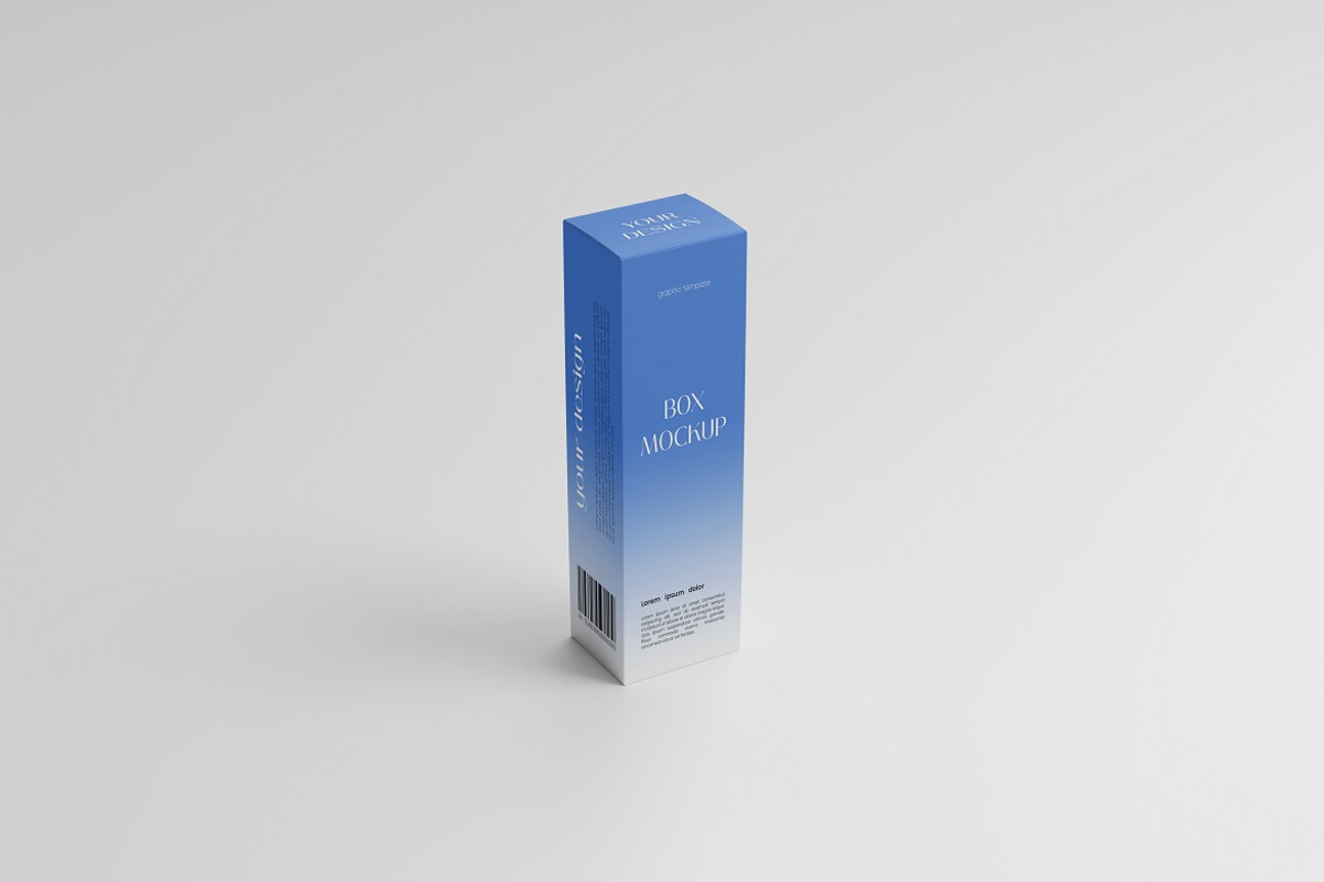 Vertical Box Mockup, a Packaging Mockup by Pexelyou (Photo 3 of 5)