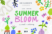 Summer Bloom | 100% Hand drawn, a Decorative Illustration by Olia (Thumbnail 1 of 11)