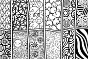 61 Procreate Coloring Book Patterns, a Brush Add-On by Heather Green Designs (Thumbnail 6 of 10)