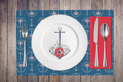 NAUTICAL SUMMER Watercolor set, an Illustration by Lemaris (Thumbnail 7 of 7)