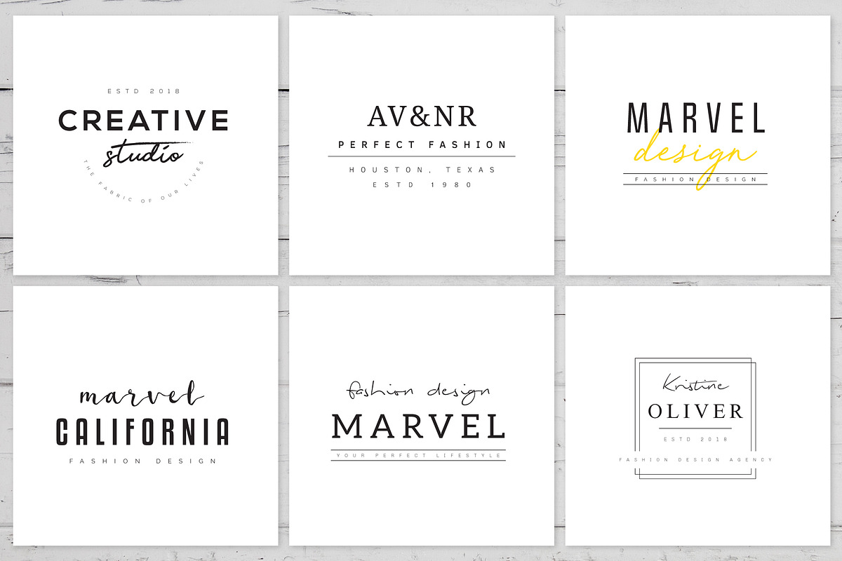Minimal Premade Logo Bundle V03, a Branding & Logo Template by XpertgraphicD (Photo 5 of 12)