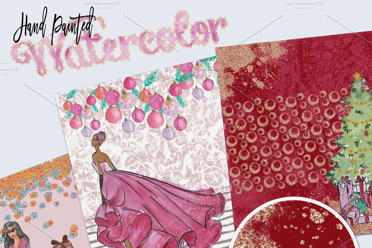 All I want for Christmas Paper Pack, a Pattern Graphic by My Creative Atelier (Photo 2 of 5)