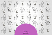 Furniture Hand drawn Vector set, a Decorative Illustration by Alltruecolours (Thumbnail 5 of 5)