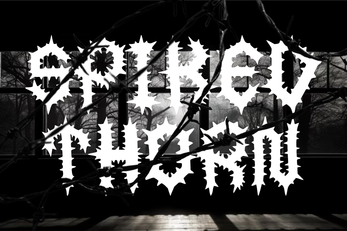 Thornhood Spike Font, a Font by PutraCetol Studio (Photo 2 of 5)