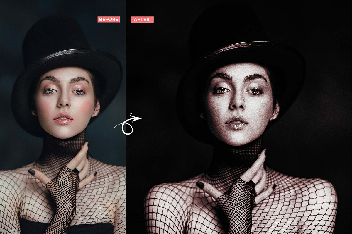 Cinematic Dark Noir Photoshop Action, an Action Add-On by MRI STUDIO (Photo 4 of 13)