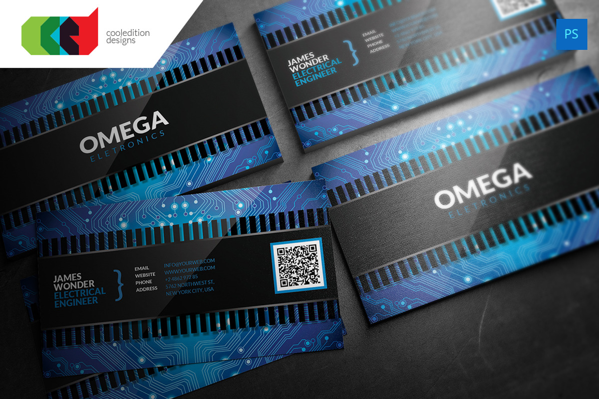Chipset - Business Card, a Business Card Template by Cooledition