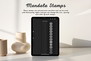 100 Mandala Procreate Stamps