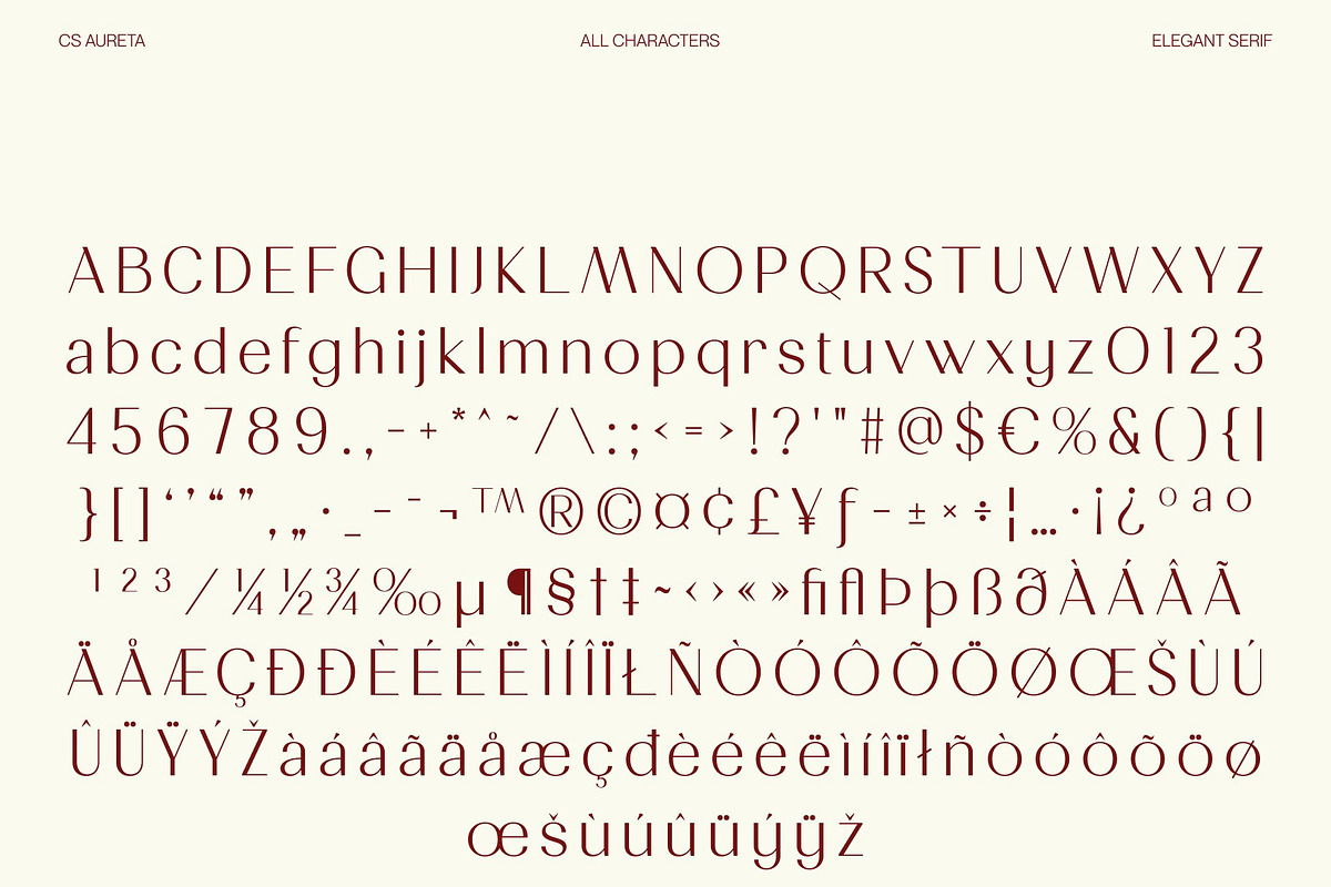 CS Aureta – Elegant Sans Serif, a Sans Serif Font by Craft Supply Co. (Photo 8 of 8)