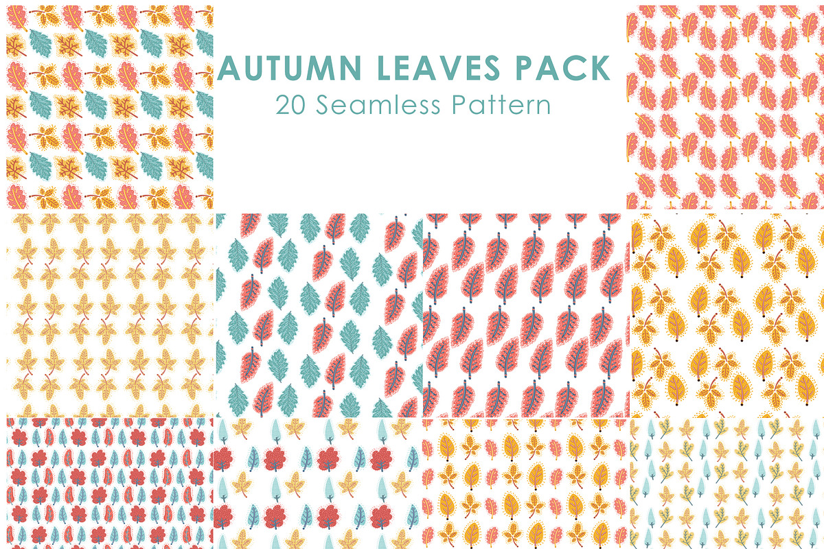 Hand made Autumn Organic Pattern Kit, a Pattern Graphic by Design Unique (Photo 12 of 13)