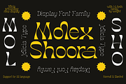 Molex Shoora | Reverse Contrast Font, a Handwritten Font by Jolicia Type (Thumbnail 1 of 11)