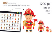 100 Professions Flat Characters, a Person Illustration by Voysla's Shop (Thumbnail 2 of 6)