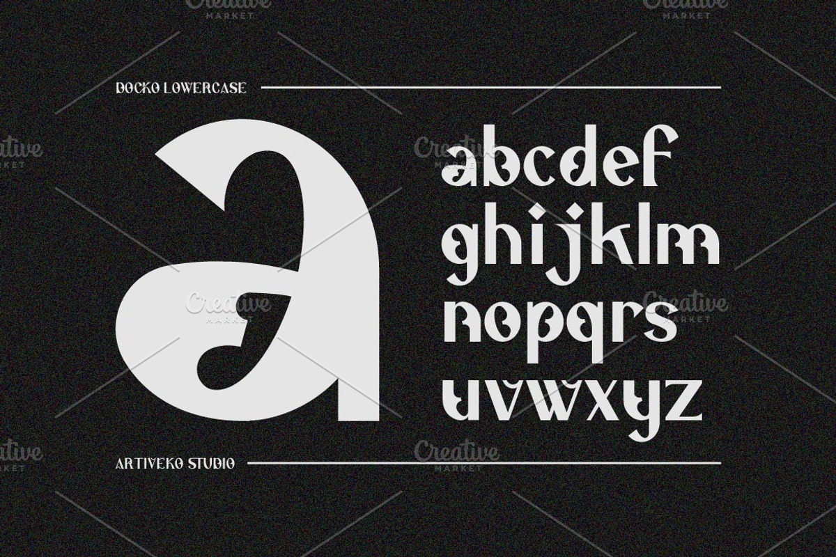 Docko Medieval Sans Serif, a Sans Serif Font by Artiveko (Photo 4 of 8)