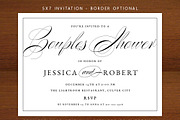 Elegant Script Couples Shower Invite, an Invitation Template by becky nimoy (Thumbnail 2 of 2)