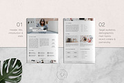 Media Kit & Ad Rate Sheet - 3 Pages, a Resume Template by Leo Resume (Thumbnail 4 of 8)