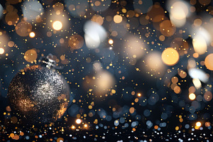 Festive Holiday Lights Background, a Holiday Photo by Ales Munt