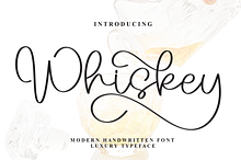 Whiskey | Script Font