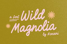 Wild Magnolia Handwriting Script