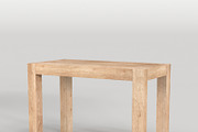 Scandinavian Desk 02, a Furniture 3D Model by maxtracing2 (Thumbnail 2 of 7)