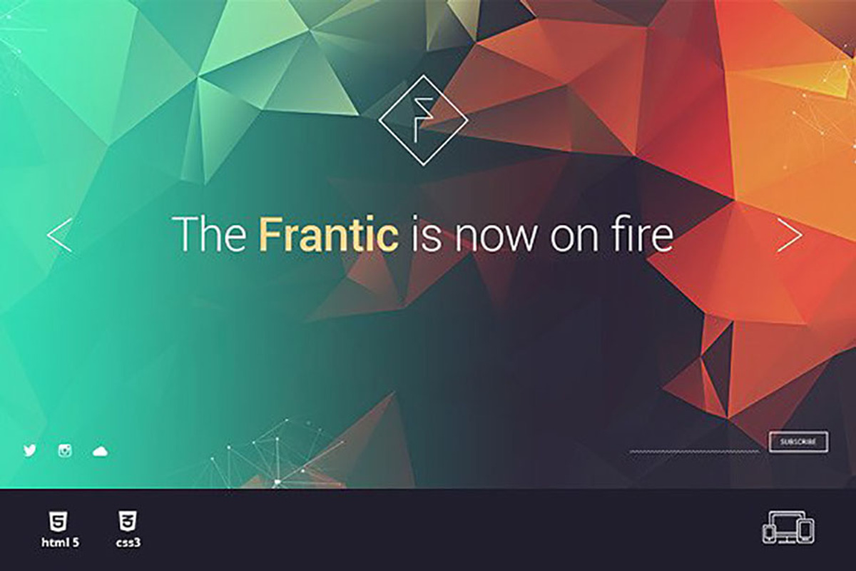 Frantic - Coming Soon Template, a HTML Template by CapitalTemplate (Photo 5 of 6)