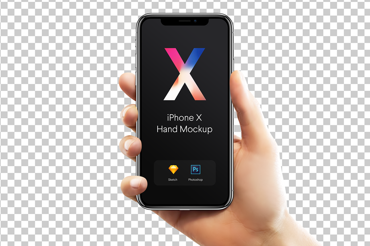 New iPhone X Hands Mockups, an iPhone Mockup by Pierre Borodin (Photo 4 of 7)