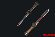 5 Fantasy Stylish Dagger -PBR-, an Object 3D Model by TFE Game Art (Thumbnail 10 of 16)