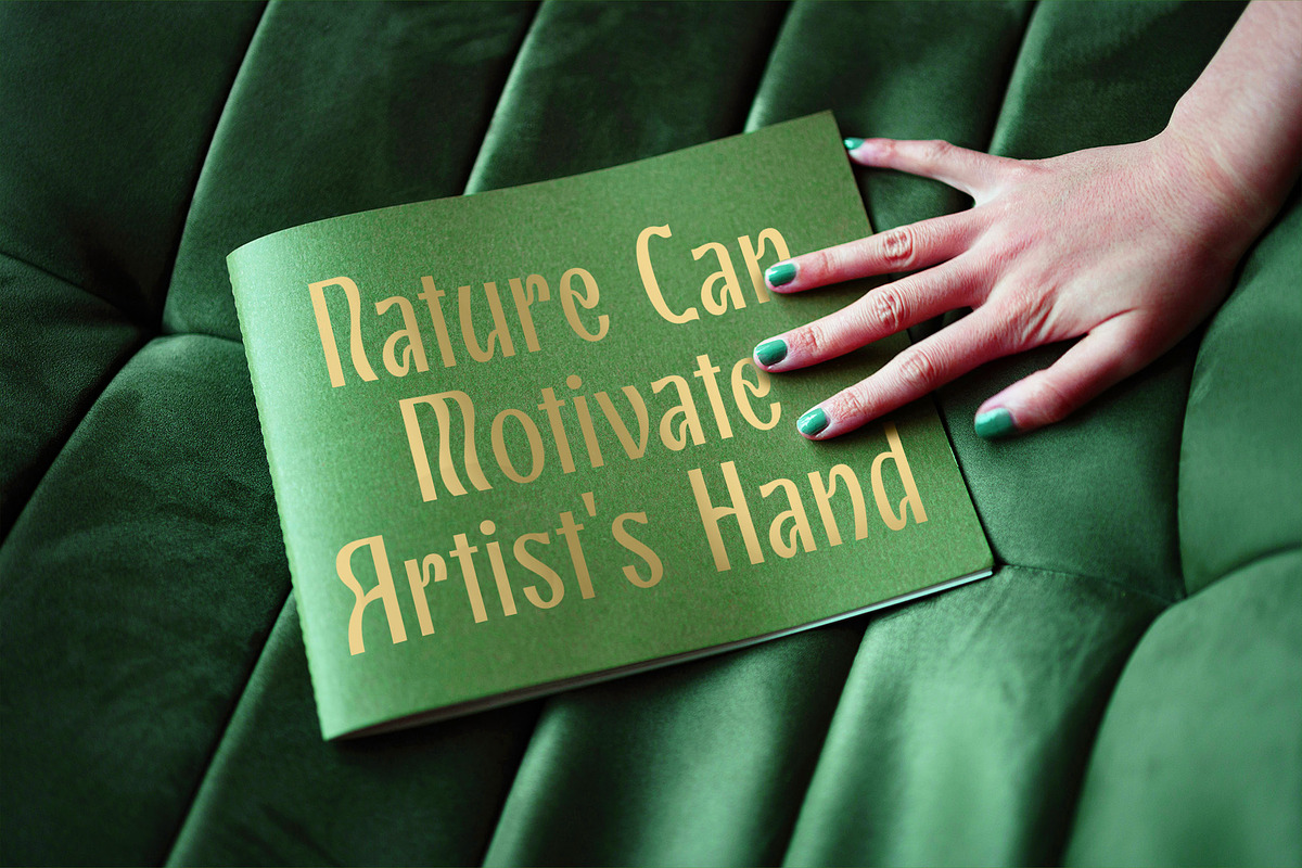 CS Carimby – Art Nouveau Font, a Sans Serif Font by Craft Supply Co. (Photo 7 of 8)
