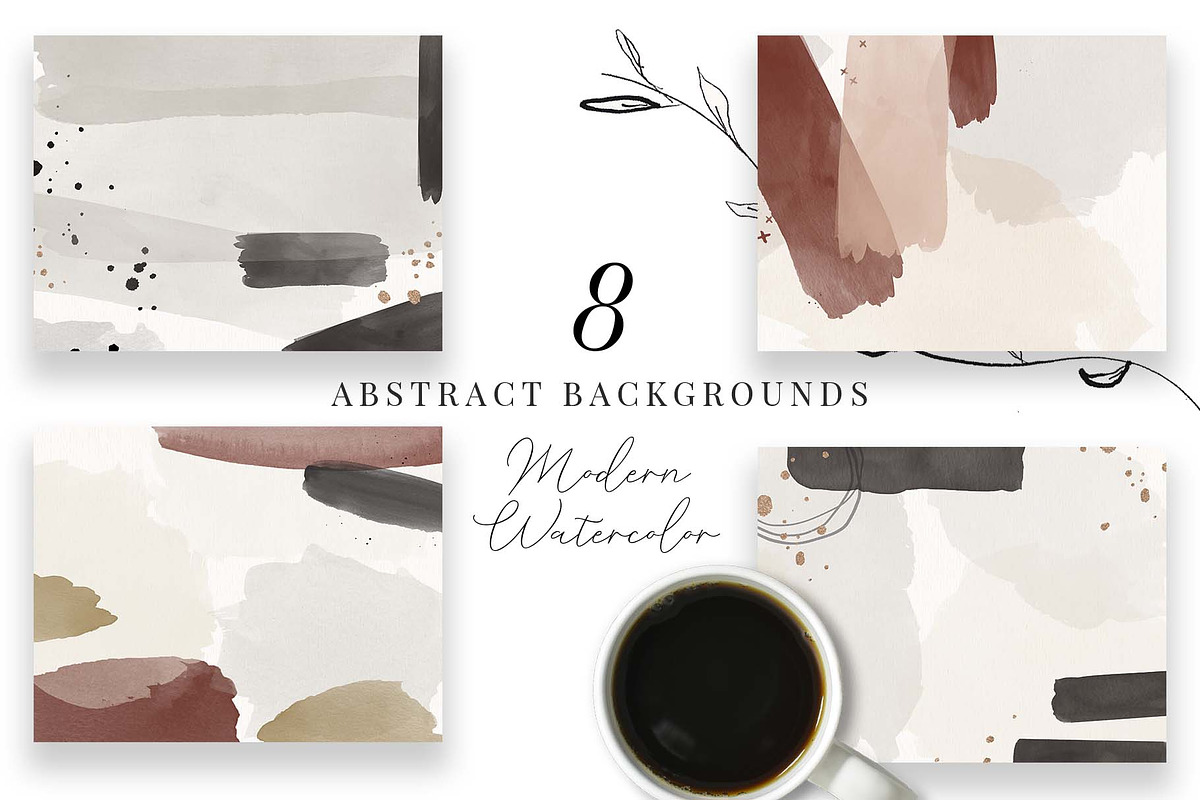 Modern Abstract Backgrounds, a Background Graphic by Chelsea Bromley (Photo 2 of 5)