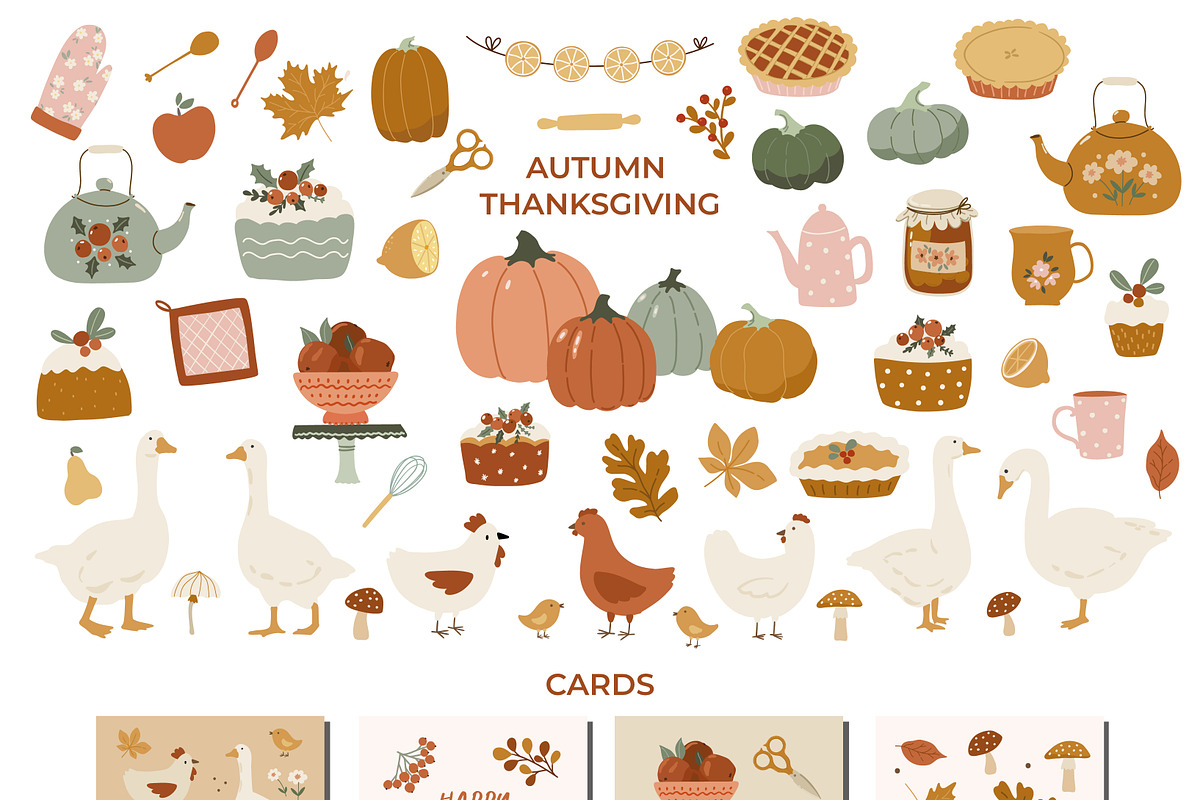 Halloween, Thanksgiving, Christmas, a Graphic by Cozy pattern shop (Photo 4 of 11)