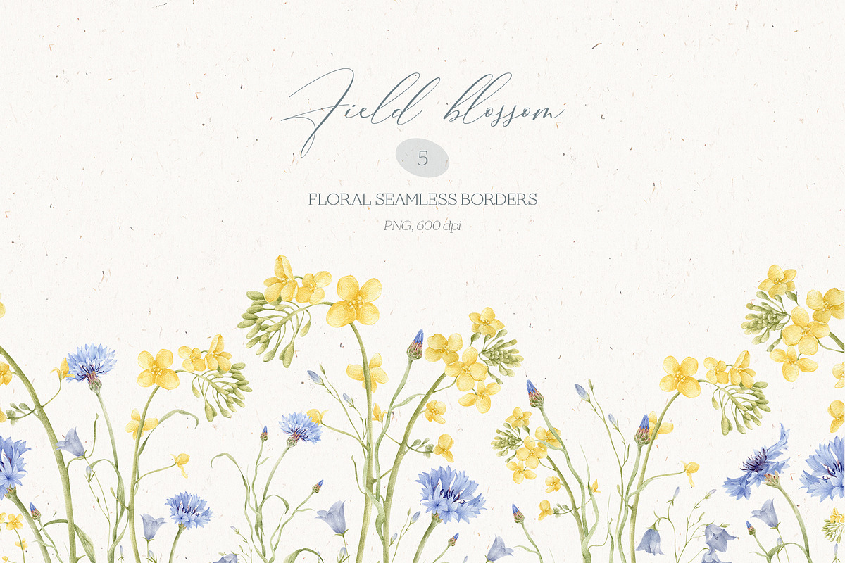 WILDFLOWERS - watercolor collection, an Illustration by Nastya.Chay (Photo 9 of 12)