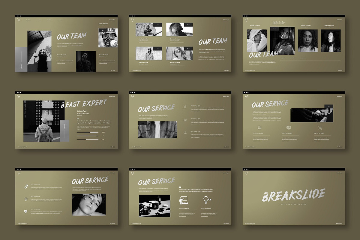 Beast - Business Google Slide, a Presentation Template by Dens Creative Studio (Photo 3 of 6)