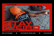 Red Y2K Frames V2, a Social Media Template by Pixflow (Thumbnail 7 of 9)