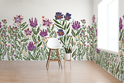 Winter Garden Folk Art, a Pattern Graphic by Arie Clares (Thumbnail 4 of 13)