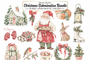 Hand Drawn Christmas PNG Cliparts, a Seasonal Illustration by Ink Gallery (Thumbnail 1 of 13)
