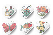 Tiny Curiosities Whimsical Clipart, an Illustration by Vita Zuka Art (Thumbnail 4 of 8)