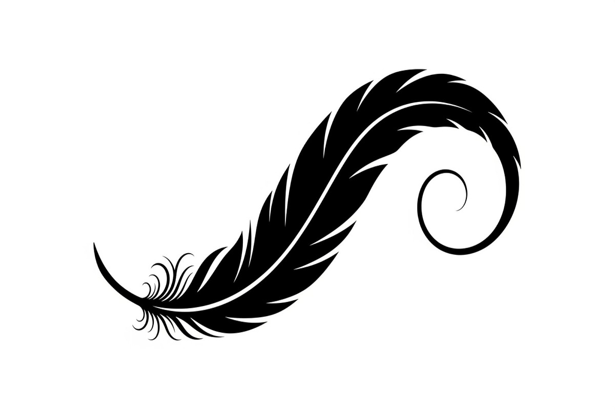 Vintage Feather Swirl SVG Bundle, an Illustration by Creativeshirt (Photo 24 of 31)