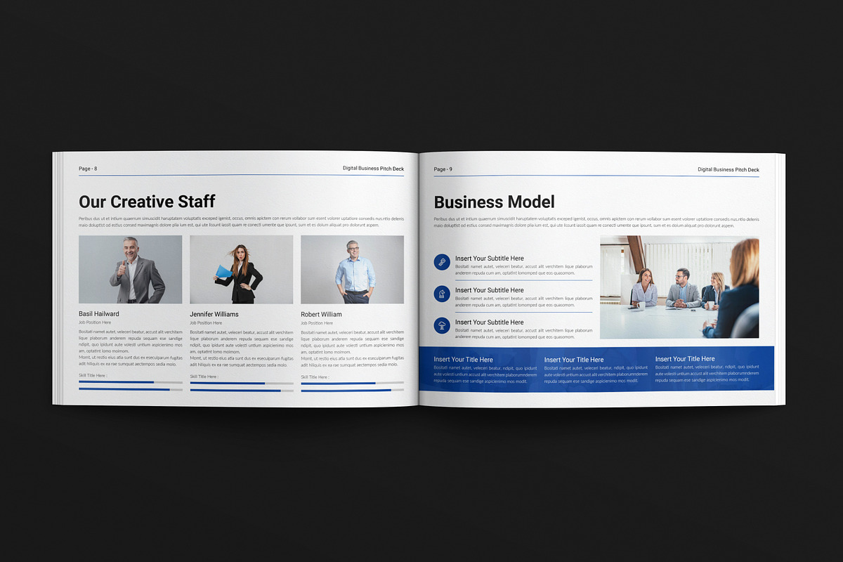 Digital Pitch Deck Landscape, a Brochure Template by E-Type (Photo 4 of 7)
