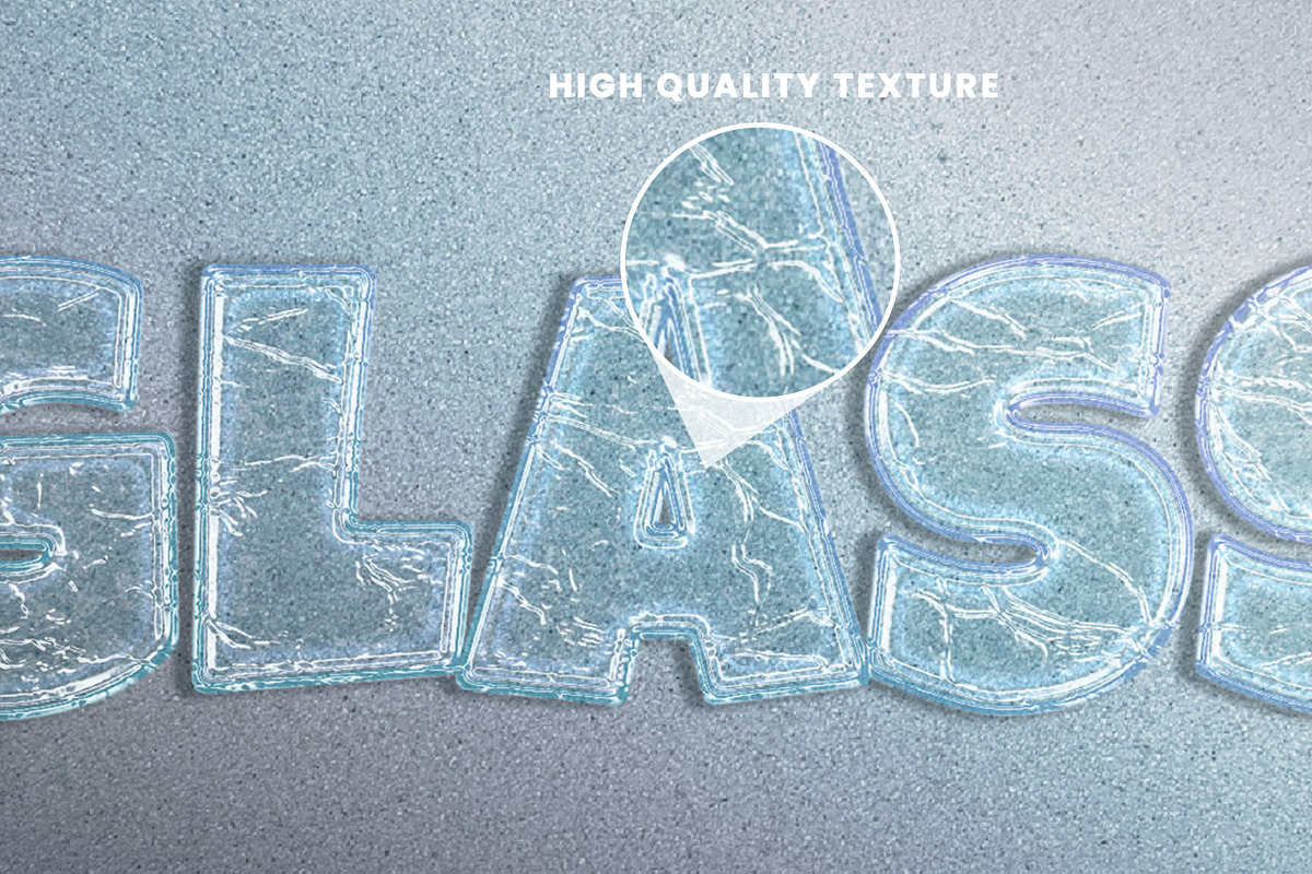 Transparent Glass Text Effect, a Layer Style Add-On by Svaha Graphic Studio (Photo 3 of 4)