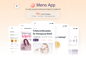 Meno App UI Kit