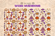 Weird Mushrooms, an Object Illustration by Ink Stories (Thumbnail 19 of 23)
