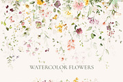 White roses & wildflowers floral set, a Decorative Illustration by Lisima (Thumbnail 6 of 13)
