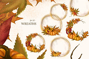 Warm Autumn Clipart Collection, an Illustration by savanamm design (Thumbnail 2 of 5)