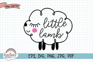Little Lamb SVG Cut File