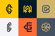 Monogram Logo Collection, a Branding & Logo Template by Buqancreative (Thumbnail 2 of 5)