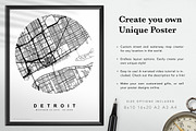Map Poster Creator for Photoshop, a Plug-in Add-On by Drifter Studio (Thumbnail 2 of 8)