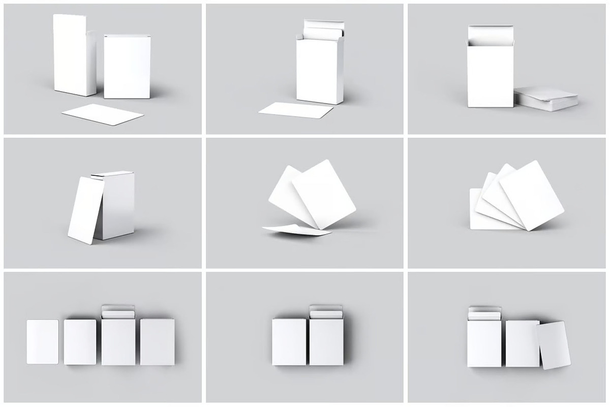 Playing Cards Mock-Up, an Advertising Mockup by Se٧enStudio (Photo 6 of 8)