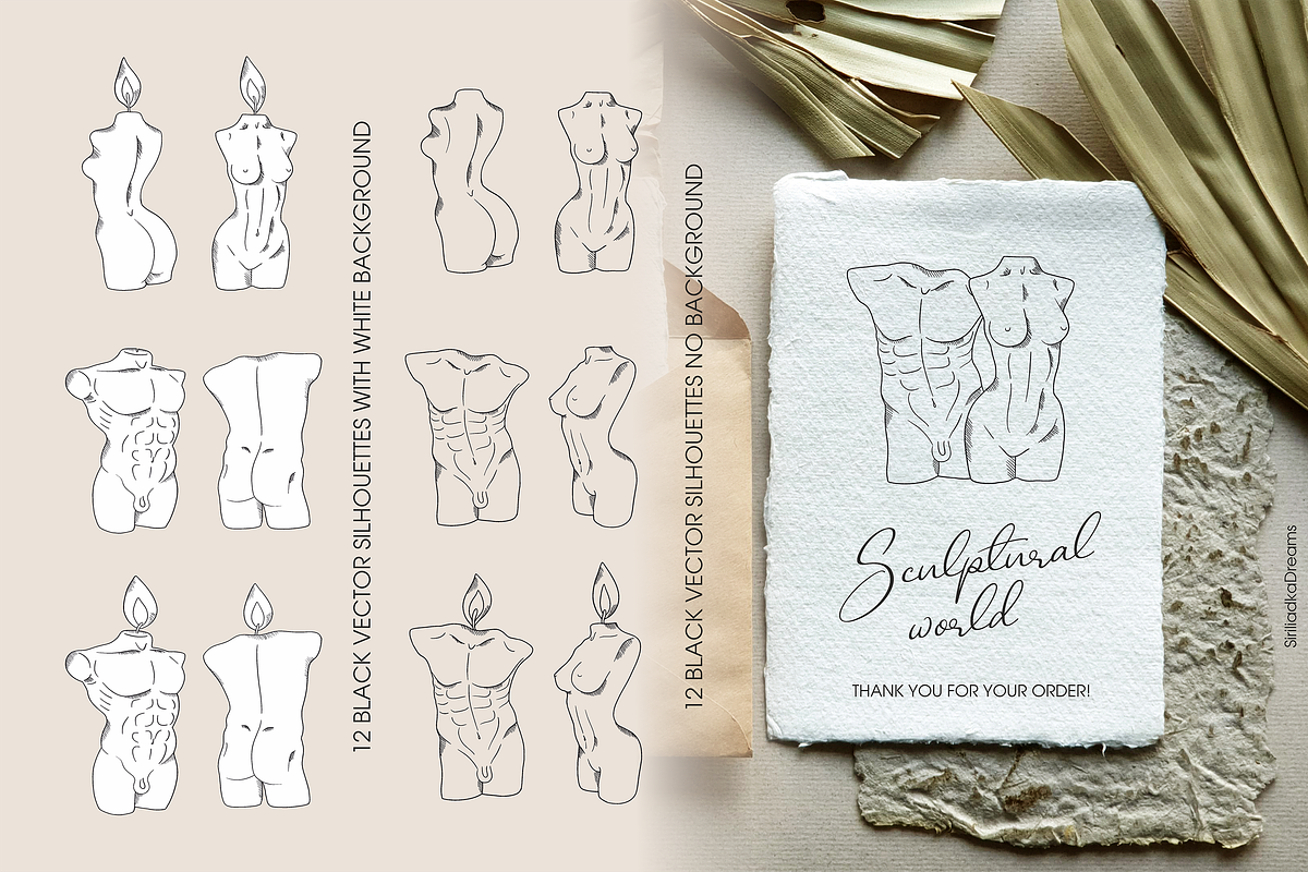 Candles and torsos of god and goddes, an Illustration by Siriliadka Dreams (Photo 9 of 10)